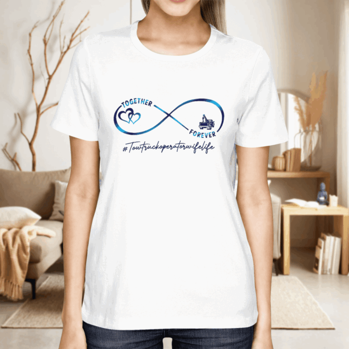 Awesome Tow Truck Operator Wife Life   T-Shirt, Gift For Men And Women