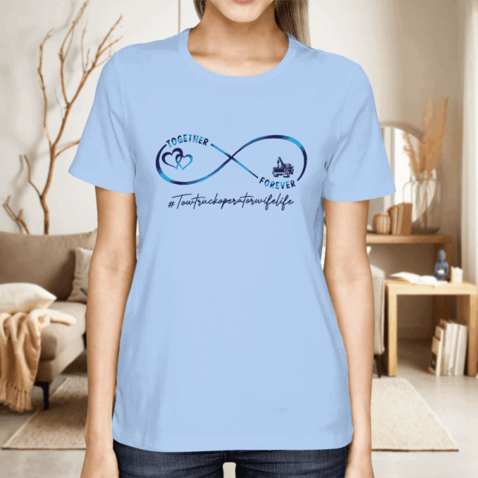 Awesome Tow Truck Operator Wife Life   T-Shirt, Gift For Men And Women