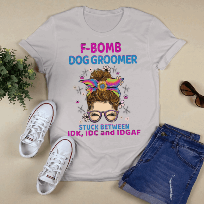 Awesome Dog Groomer   T-Shirt, Gift For Men And Women