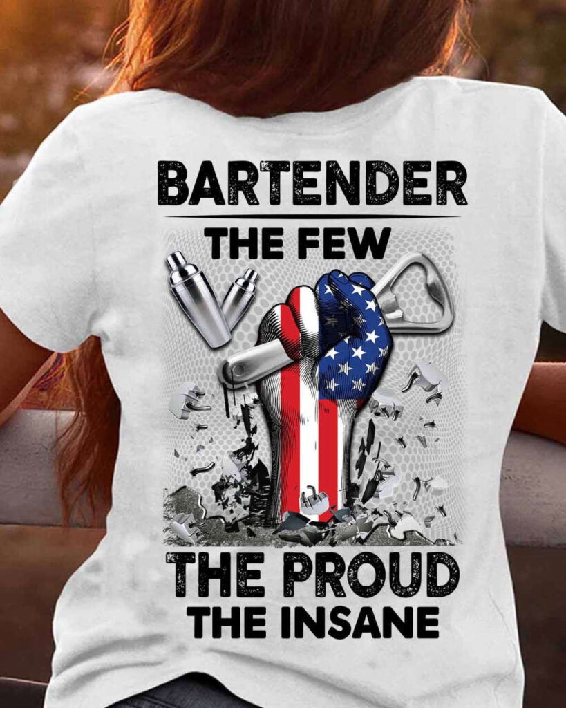 Proud Bartender T-Shirt, Best Gift For Men And Women Proud Bartender T-Shirt, Best Gift For Men And Women