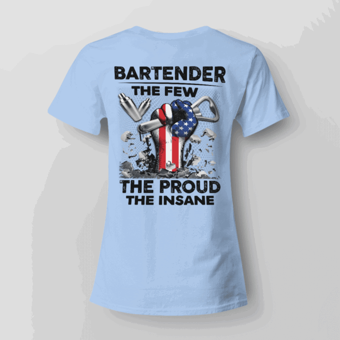Proud Bartender  T-Shirt, Best Gift For Men And Women