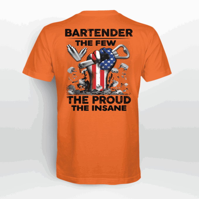 Proud Bartender  T-Shirt, Best Gift For Men And Women