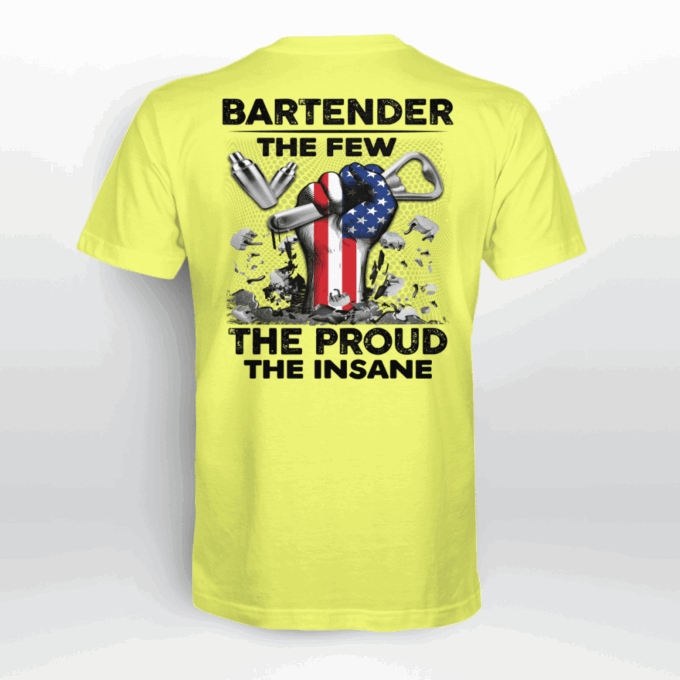 Proud Bartender  T-Shirt, Best Gift For Men And Women
