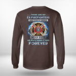 Awesome Firefighter Navy Blue Firefighter   T-Shirt, Best Gift For Men And Women