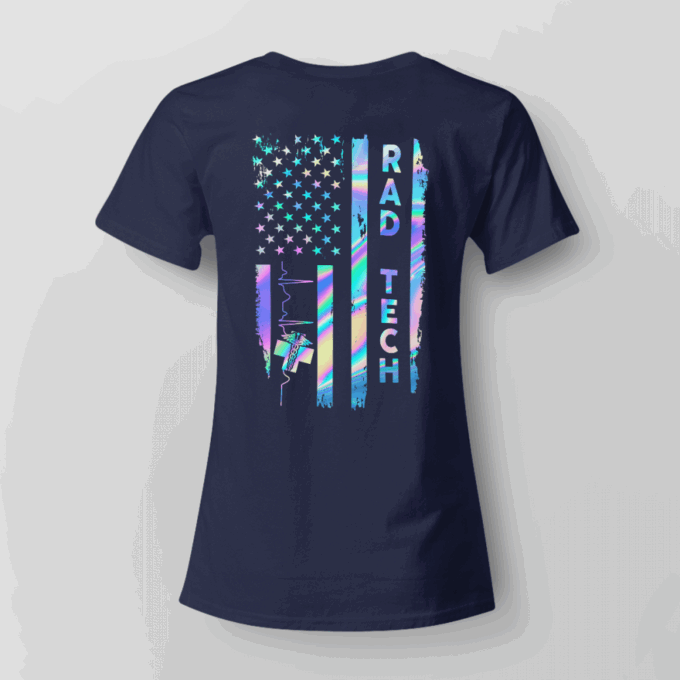 Proud Rad Tech   Black   T-Shirt, Best Gift For Men And Women