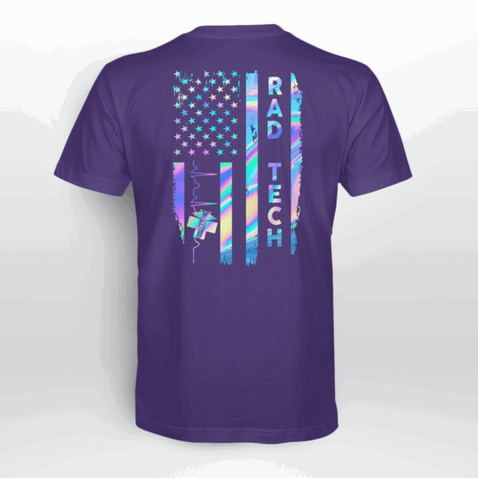 Proud Rad Tech   Black   T-Shirt, Best Gift For Men And Women