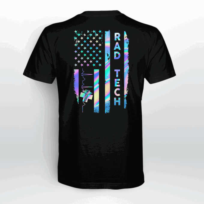 Proud Rad Tech   Black   T-Shirt, Best Gift For Men And Women