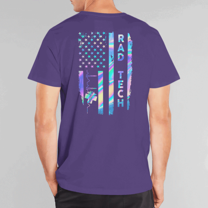 Proud Rad Tech   Black   T-Shirt, Best Gift For Men And Women