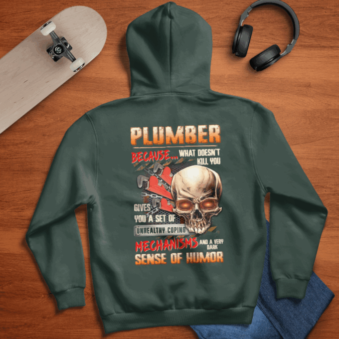 Plumber Because What Doesn’t Kill You Navy Blue Plumber T-shirt, Gift For Men Women