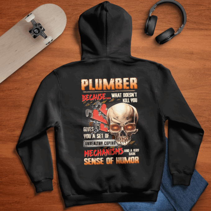 Plumber Because What Doesn’t Kill You Navy Blue Plumber T-shirt, Gift For Men Women