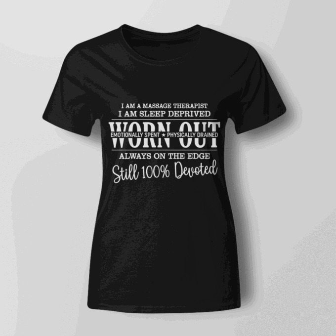 Devoted Massage Therapist  Navy Blue  Massagetherapist  T-Shirt, Best Gift For Men And Women