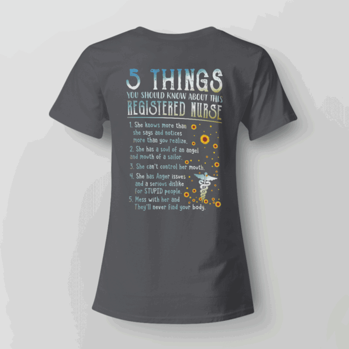 Awesome Registered Nurse   T-Shirt, Best Gift For Men And Women