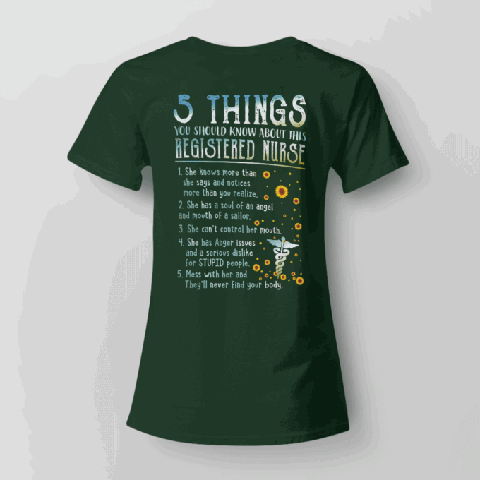 Awesome Registered Nurse   T-Shirt, Best Gift For Men And Women