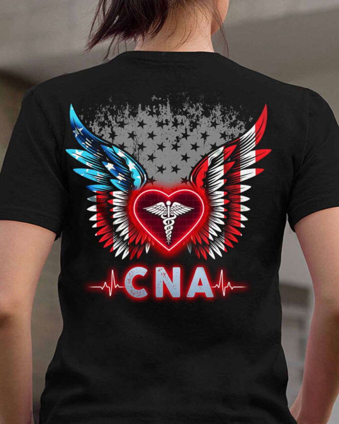 Awesome CNA Wings   Black    T-Shirt, Best Gift For Men And Women