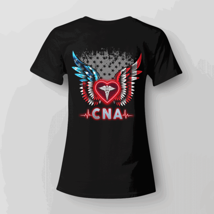 Awesome CNA Wings   Black    T-Shirt, Best Gift For Men And Women