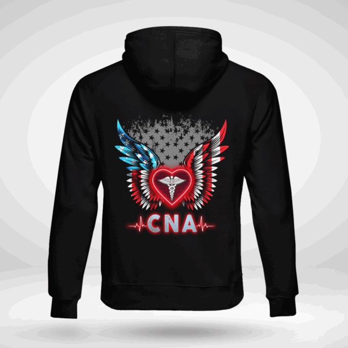 Awesome CNA Wings   Black    T-Shirt, Best Gift For Men And Women