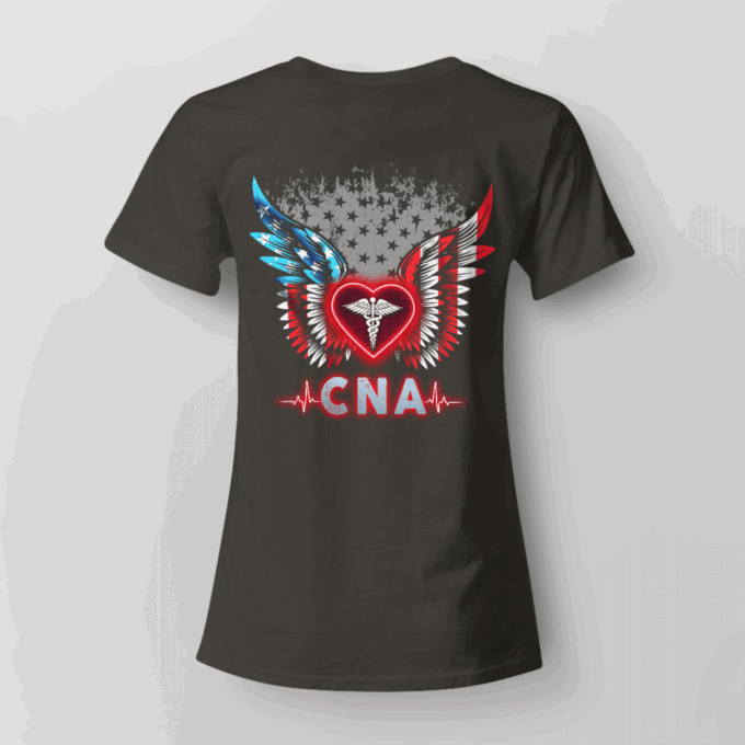 Awesome CNA Wings   Black    T-Shirt, Best Gift For Men And Women