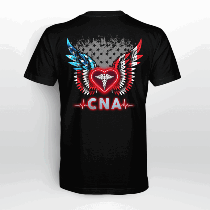 Awesome CNA Wings   Black    T-Shirt, Best Gift For Men And Women