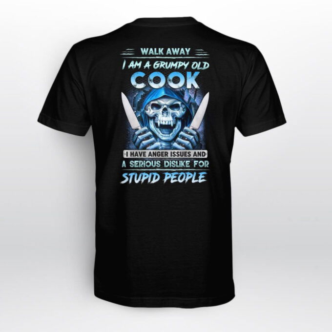 I am Grumpy old Cook   Navy Blue  Cook   T-Shirt, Best Gift For Men And Women