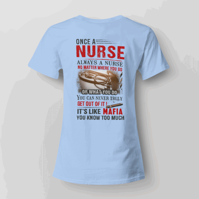 Nurse It’s Like Mafia White T-shirt, Best Gift For Men And Women