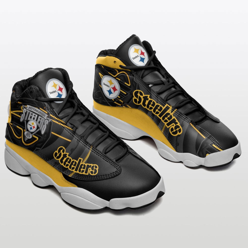 Pittsburgh Steelers Air Jordan 13 Sneakers, Best Gift For Men And Women Pittsburgh Steelers Air Jordan 13 Sneakers, Best Gift For Men And Women