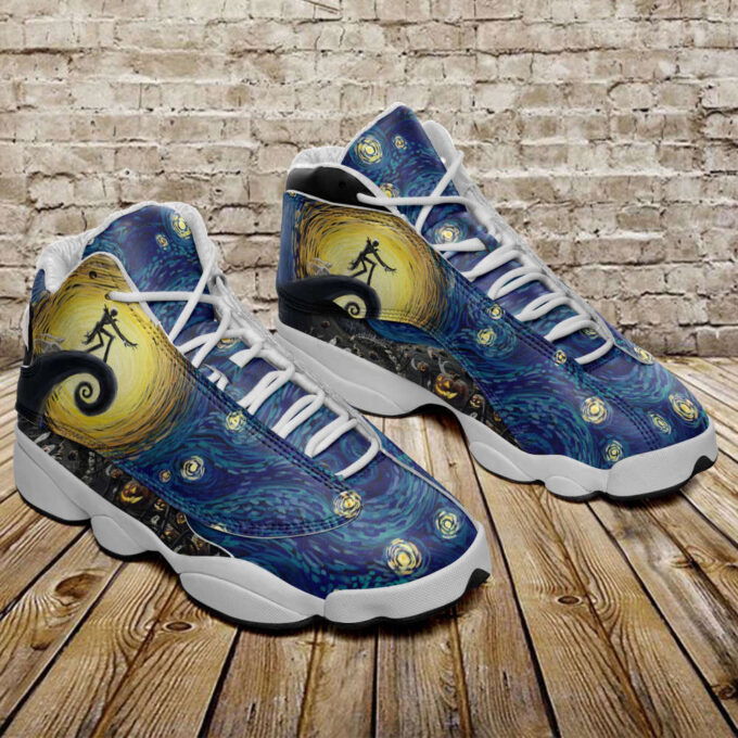 Jack Skellington Air Jordan 13 Sneakers, Best Gift For Men And Women
