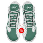 NFL New York Jets Custom Name Air Jordan 13 Shoes, Best Gift For Men And Women