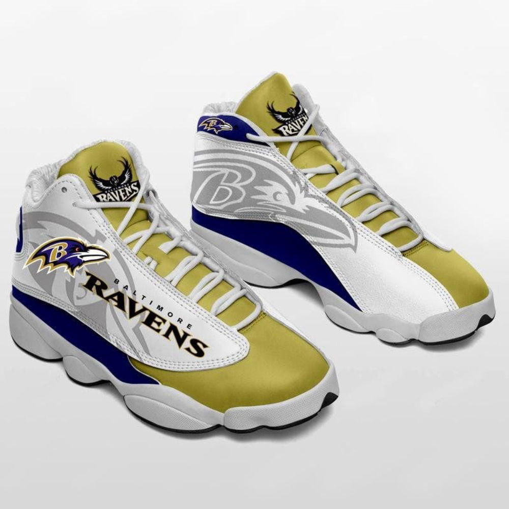 NFL Baltimore Ravens Air Jordan 13 Shoes, Best Gift For Men And Women NFL Baltimore Ravens Air Jordan 13 Shoes, Best Gift For Men And Women