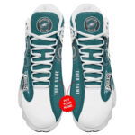 NFL Philadelphia Eagles Custom Name Air Jordan  13 Shoes, Best Gift For Men And Women