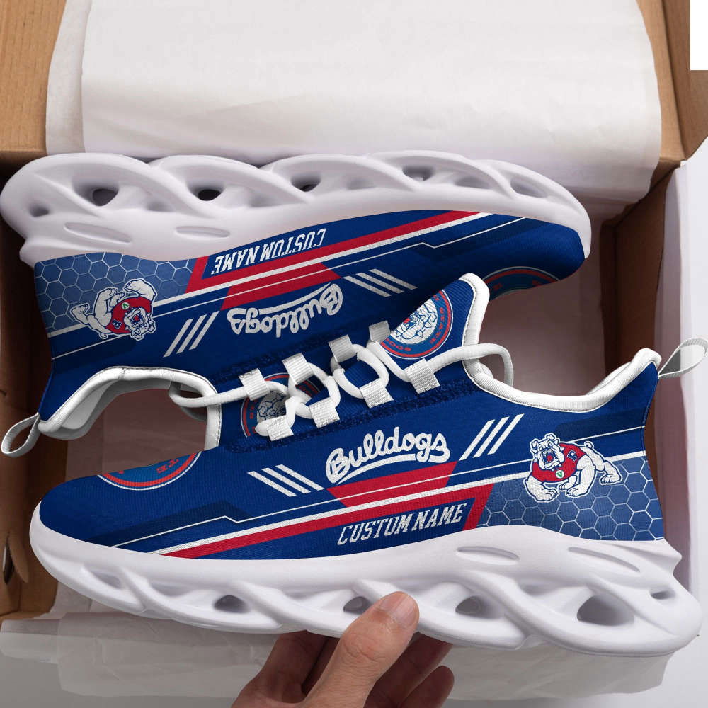Personalized Name Fresno State Bulldogs Max Soul Sneakers Running Sports Shoes For Men Women Personalized Name Fresno State Bulldogs Max Soul Sneakers Running Sports Shoes For Men Women