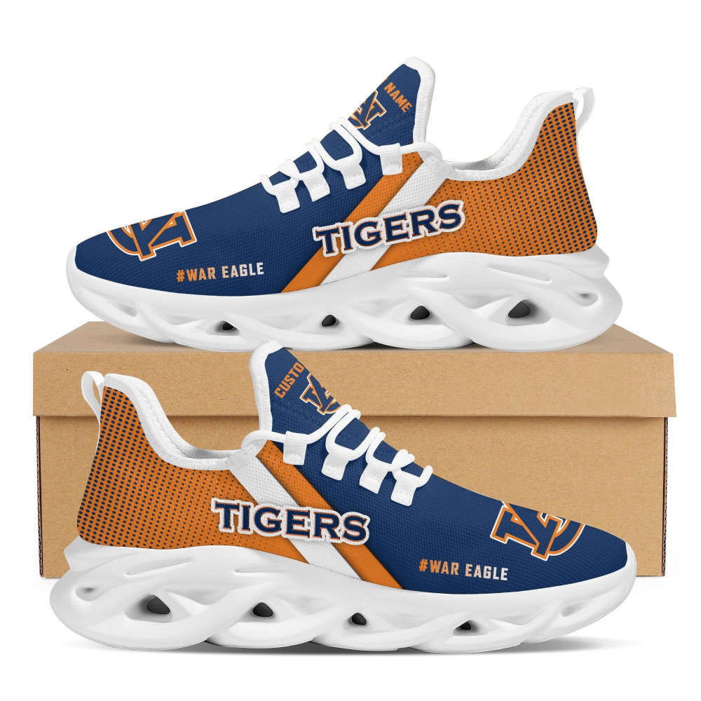 Personalized Name Auburn Tigers Max Soul Sneakers Running Sports Shoes For Men Women Personalized Name Auburn Tigers Max Soul Sneakers Running Sports Shoes For Men Women