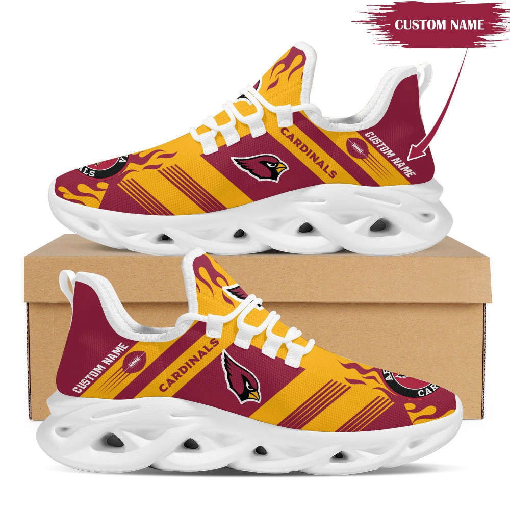 Arizona Cardinals Custom Personalized Max Soul Sneakers Running Sports Shoes For Men Women Arizona Cardinals Custom Personalized Max Soul Sneakers Running Sports Shoes For Men Women