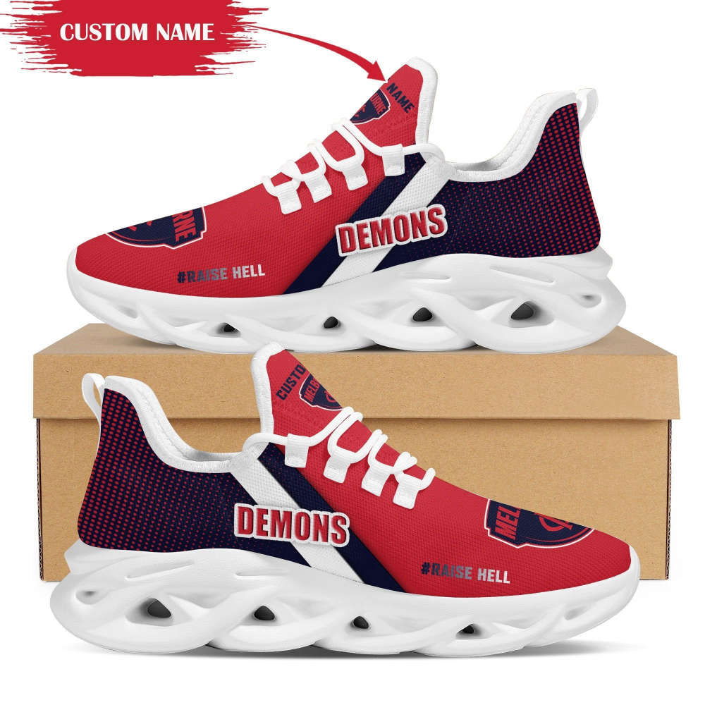 Personalized Name Melbourne Demons Max Soul Sneakers Running Sports Shoes For Men Women Personalized Name Melbourne Demons Max Soul Sneakers Running Sports Shoes For Men Women