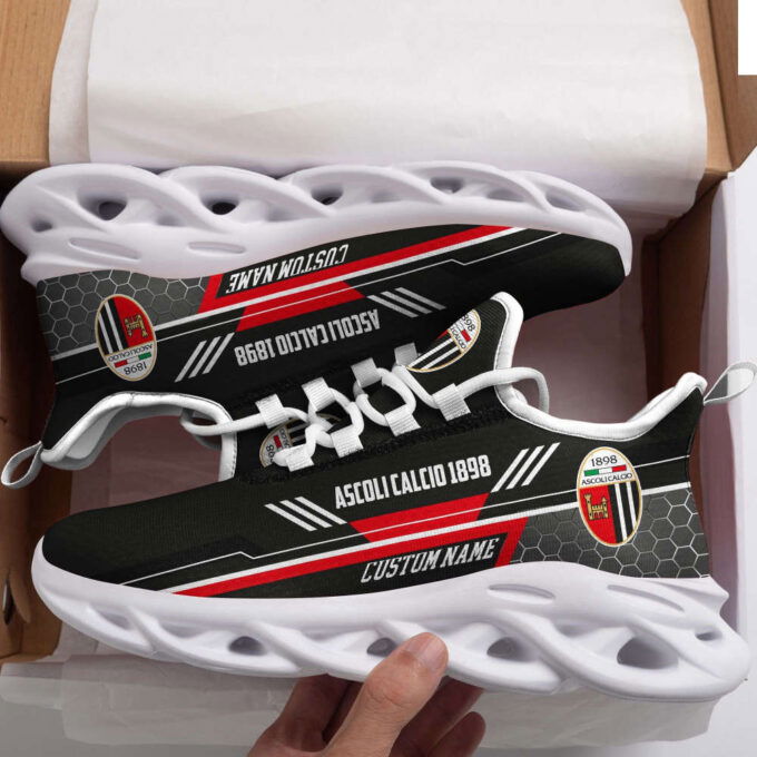 Personalized Name Ascoli Calcio Max Soul Sneakers Running Sports Shoes For Men Women
