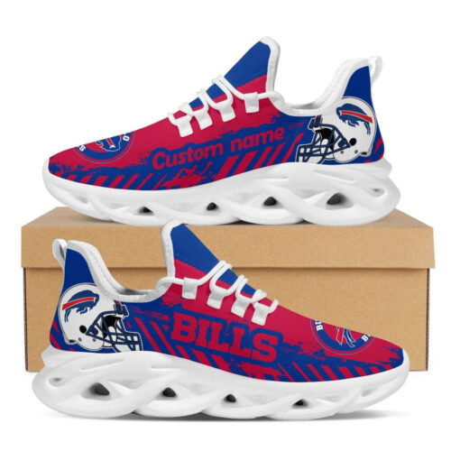 Buffalo Bills Americanfootball Team Helmet Custom Name Max Soul Sneakers Shoes For Fans