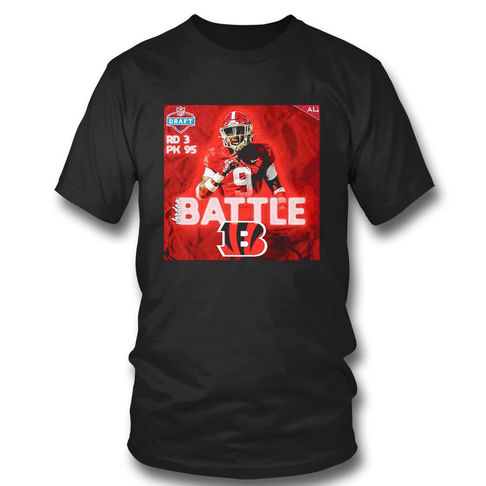 Nfl Draft 2023 Jordan Battle Round 3 Pick 95 T-shirt For Fans Nfl Draft 2023 Jordan Battle Round 3 Pick 95 T-shirt For Fans
