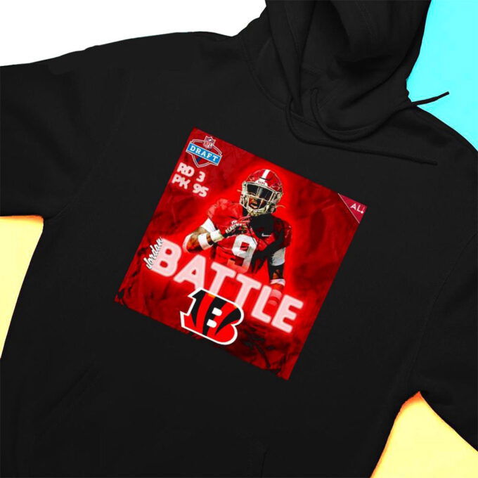 Nfl Draft 2023 Jordan Battle Round 3 Pick 95 T-shirt For Fans
