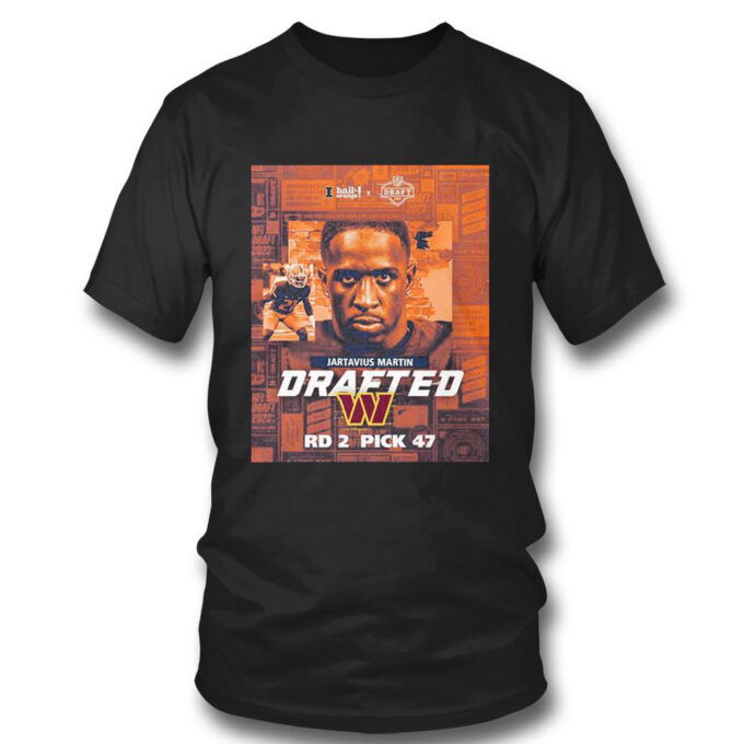 Martin Drafted Second Round Pick 47 Washington Draft 2023 T-shirt For Fans