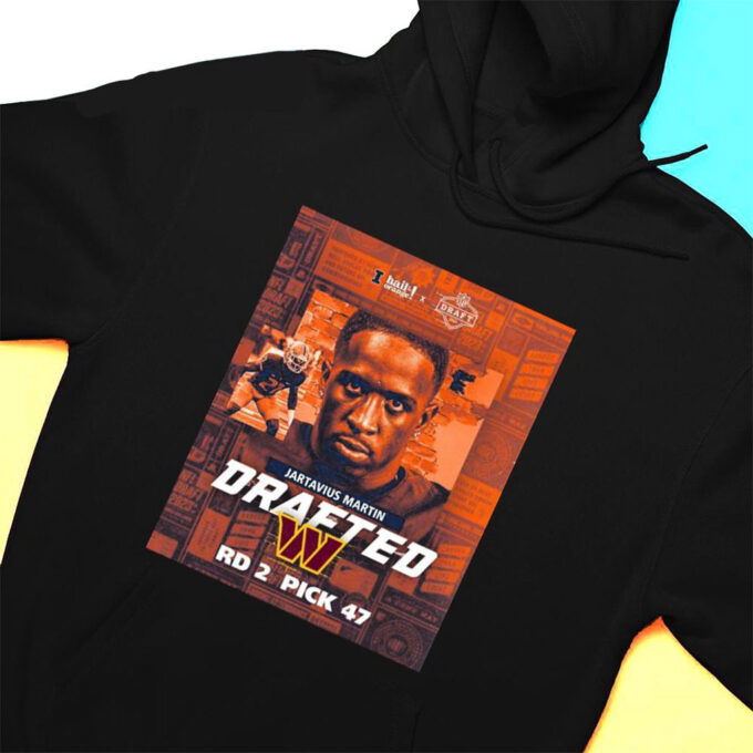 Martin Drafted Second Round Pick 47 Washington Draft 2023 T-shirt For Fans
