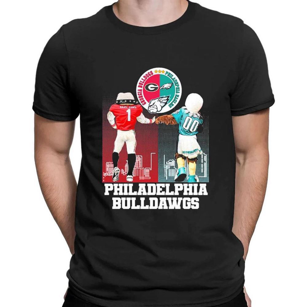 Hairy Dawg And Swoop Philadelphia Bulldawgs T-shirt For Fans Hairy Dawg And Swoop Philadelphia Bulldawgs T-shirt For Fans