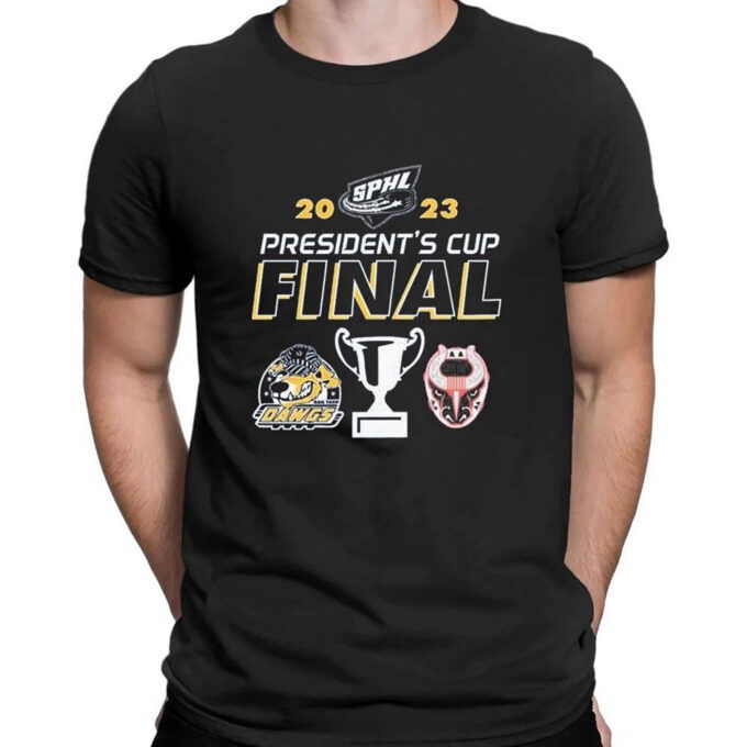 Roanoke Rail Yard Dawgs 2023 Sphl Presidents Cup Final T-shirt For Fans