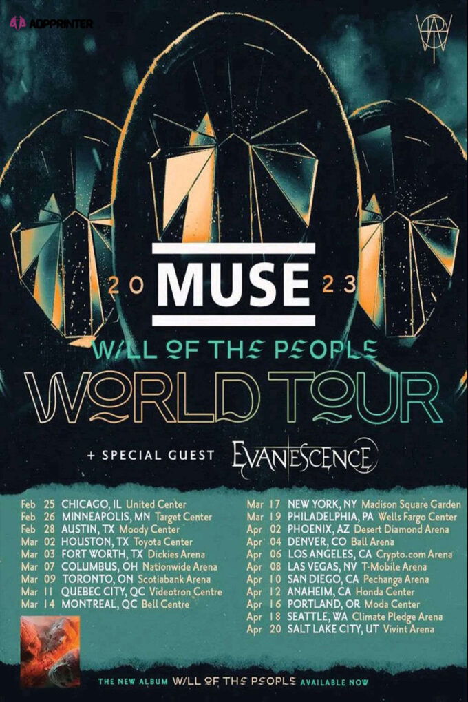 2023 Muse Tour Event 2023 Poster – Gift For Home Decoration