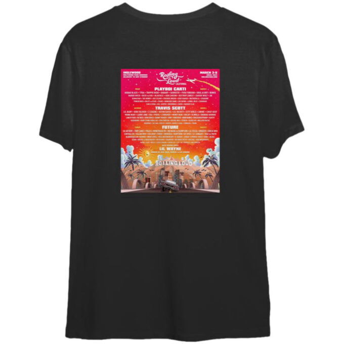 2023 Rolling Loud California T-Shirt, Rolling Loud 2023 T-Shirt For Men And Women