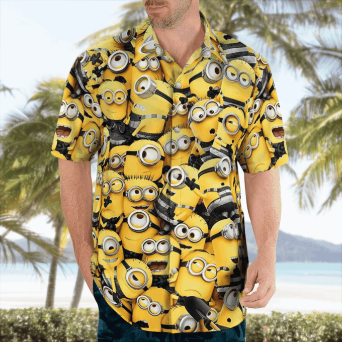 3D Minion Hawaiian Shirt, Gift For Men Women