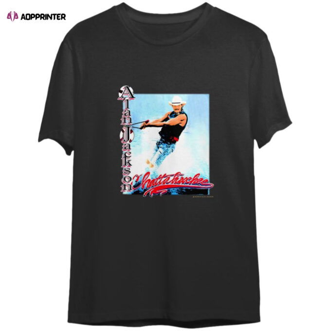 Alan Jackson Way Down Yonder On The Chattahoochee Tour 1992 T-Shirt For Men And Women