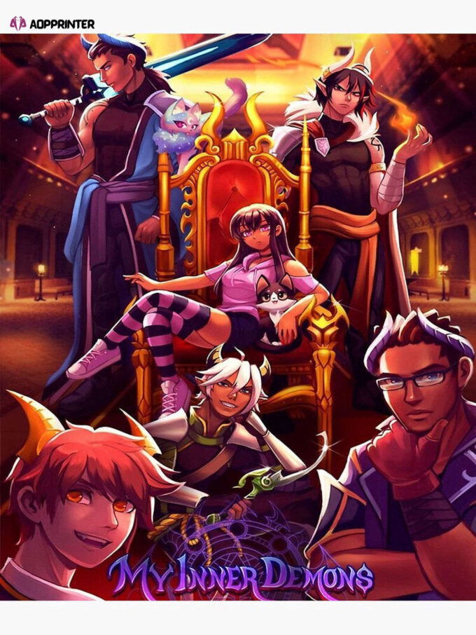 Aphmau My Inner Demons 1 Premium Matte Vertical Poster – Gift For Home Decoration