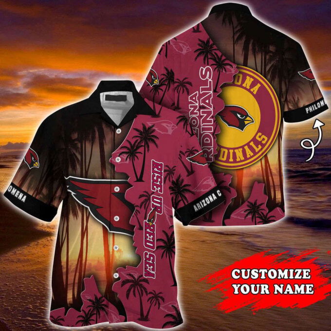 Arizona Cardinals NFL-Customized Summer Hawaii Shirt For Sports Enthusiasts
