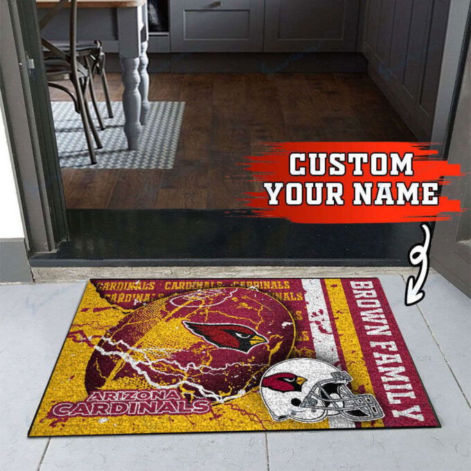 Arizona Cardinals Personalized Doormat, Gift For Home Decor