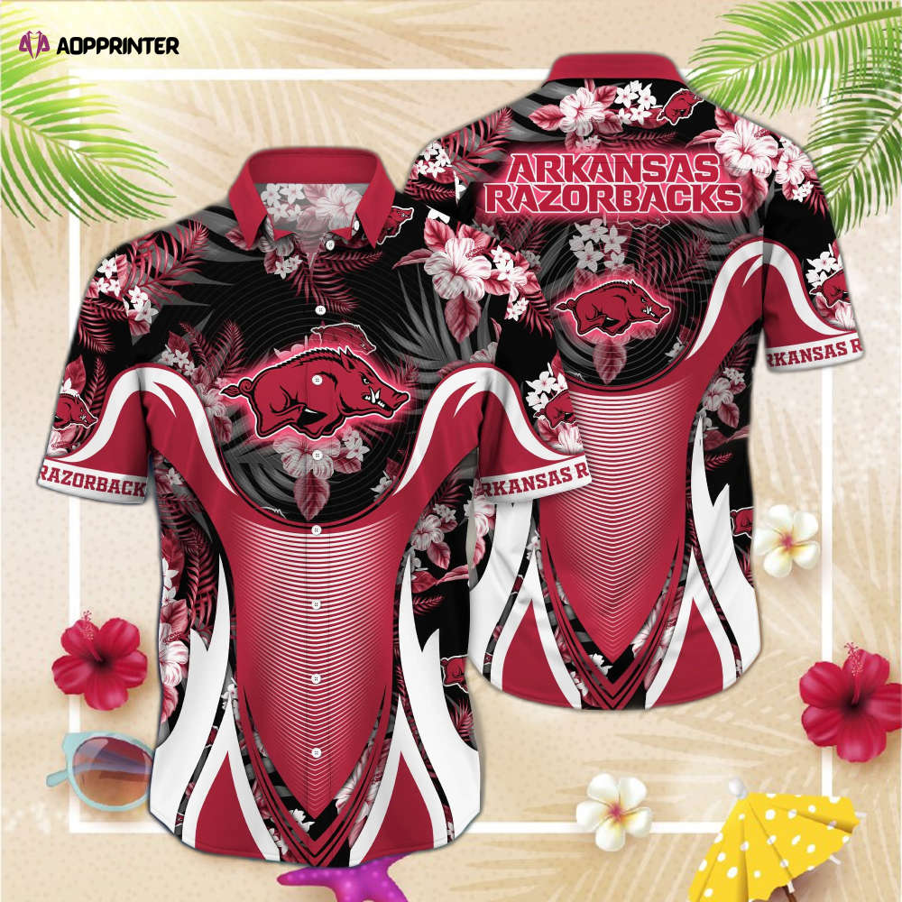 Arkansas Razorbacks NCAA2 Flower Hawaii Shirt And Tshirt For Fans, Summer Football Shirts NA48540 Arkansas Razorbacks NCAA2 Flower Hawaii Shirt And Tshirt For Fans, Summer Football Shirts NA48540