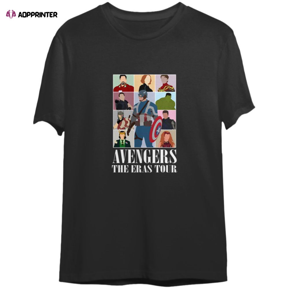 Avengers The Eras Tour Sweatshirt, Avenger Assemble T-Shirt, For Men And Women, Marvel Fan Gift Avengers The Eras Tour Sweatshirt, Avenger Assemble T-Shirt, For Men And Women, Marvel Fan Gift